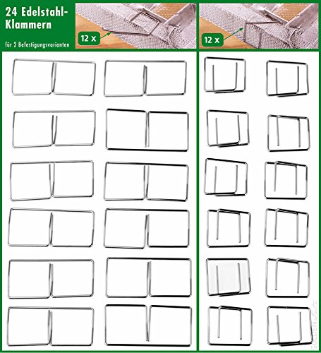 FLORABEST® Kellerschacht-Schutznetz, 60 x 120 cm (2 Stück) - 5