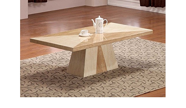 Cream Marble Coffee Table : Tan Marble Coffee Table Modernica Props : Extra 5% off spend £300 or more.