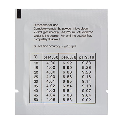 XCSOURCE® 20stk 4.00 6.86 pH Meter Puffer Lösungs Puder für schnelle einfache präzise pH-Kalibrierung Wasserreinheit BI672 - 7