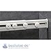 Produktbild Kleine Wolke Federschiene für Duschvorhang Farbe Weiss 75-125 cm
