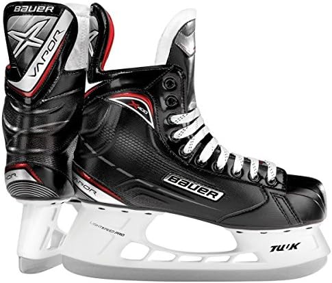 Bauer Vapor X400 Men's I Men Senior Ice Hockey Skates Ice Skates Profi Skates with – Heel & Ankle Support I Metatarsal Protection I Specially Warming Foot Bed – Black, Men, Bauer Schlittschuh Vapor X400 Senior, black/silver, 11.0 (EUR 47.0)