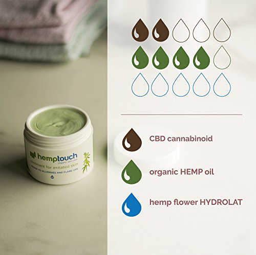 Hanf Creme – 40-60 mg CBD – Cannabidiol Hanföl Creme für irritierte Haut – biologisch angebauten Cannabis – 50 ml - 5