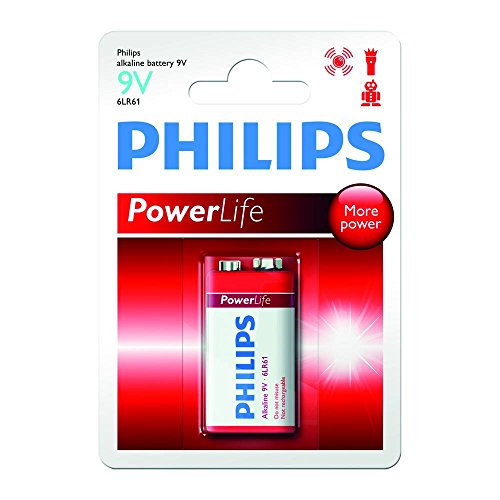 Price comparison product image Philips Powerlife 6LR61 9V Alkaline Battery