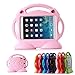 Price comparison product image iCHOOSE New Premium Protective Rubberised Thomas Case / Cover for Apple iPad 2/3/4 Retina / Suitable for Kids, Children, School, Nursery / Fun Design with Handle Arm Grips + Stand / Includes Screen Protector + Cloth / Pink