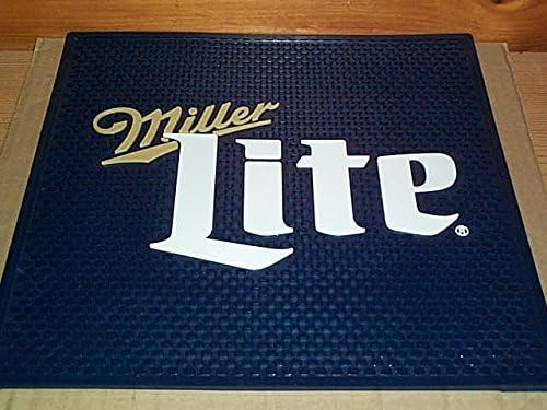 Miller Lite Waitstation XL Rubber Bar Mat Spill Mat Drip Mat by Miller Lite