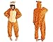 Produktbild Damen Herren Erwachsene Korallen Fleece Tier Body Kostüm Pullover Pyjamas Schlaf Verschleiß kitty cat / Pikachu / Dinosaurier / Chinchillas / Stich / Giraffen / Kühe / Tigger (M(155-165cm), 5.Tiger)