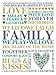 Produktbild Family Love Blechschild Stabil Flach Neu 30x40cm S5004