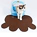 Produktbild GUDEMN Katzenstreupad Litter Lock Mat rutschfeste Katzenstreufangmatte Pet Mat,Brown