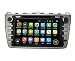 Produktbild (Silber) 8 Zoll Doppel Din Android 5.1.1 Lollipop OS Autoradio für Mazda 6 2008 2009 2010 2011 2012, kapazitiver Touchscreen mit Quad Core 1.6G Cortex A9 CPU 16G Flash und 1G DDR3 RAM GPS Navi Radio DVD Player 3G/WIFI Aux Input OBD2 USB DVR