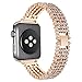 Produktbild Apple Watch 38MM 42MM Armband Legierung mit Crystal Link Armband Uhrenarmband CICIYONER