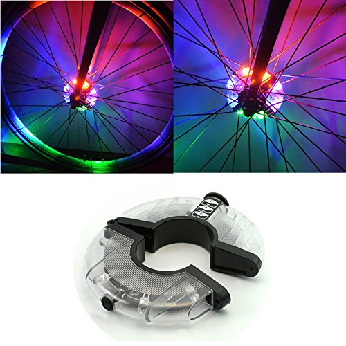8-fach LED Nabenlicht / Speichenlicht mit 3 Leuchtmodi