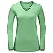 Produktbild JACK WOLFSKIN Damen Langarm-Shirt CROSSTRAIL LONGSLEEVE WOMEN, spring green, L, 1805981-4154004