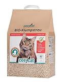 CosyCat Bio Katzenstreu klumpend 20 l, natürlich aus Holz