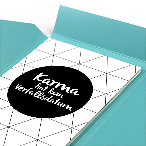 beneart® Postkartenset Sprüche – 10 verschiedene Motive – Spruchkarten mit lustigen & motivierenden Zitaten – Schwarz Weiß und in Farbe – Postkarten Lebensweisheiten & Typografie – DIN A6 - 4