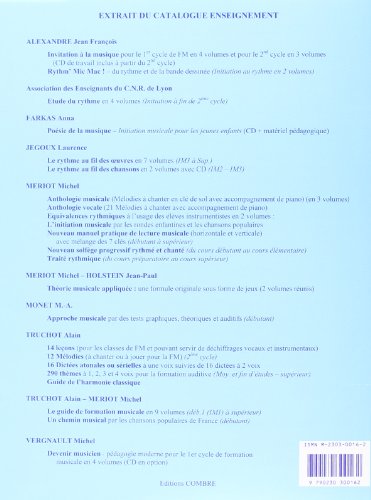 Book's Cover of Devoirs de musique cahier 3