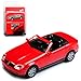 Produktbild Mercedes-Benz SLK R170 Cabrio Roadster Rot 1. Generation 1996-2004 Bausatz Kit H0 1/87 Herpa Modell Auto mit individiuellem Wunschkennzeichen