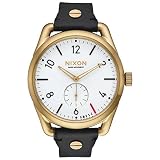 Nixon Unisex Erwachsene Digital Uhr mit Leder Armband A459-2498-00