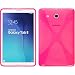 Produktbild PhoneNatic Case für Samsung Galaxy Tab E 9.6 Hülle Silikon pink X-Style Cover Galaxy Tab E 9.6 Tasche + 2 Schutzfolien