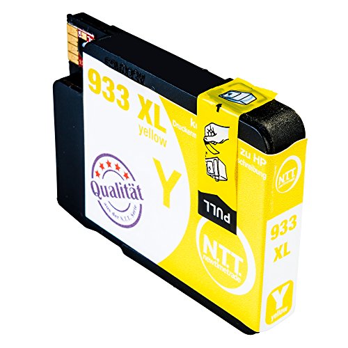 N.T.T.® 4x XL kompatible Tintenpatronen zu HP 932-XL 933-XL (1 Schwarz, 1 Cyan, 1 Magenta, 1 Yellow) Multipack für HP OfficeJet 6100, 6600, 6700, 7110, 7610, 7612 - 5