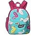 Produktbild Kinderrucksack mädchen,Pool Posen - Alle Posen Auf Blau_2797 - littlearrowdesign, Für Kinderschulen Oxford Tuch (pink)