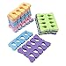 INHDBOX Pedicure Toe Seperator 12 Pack Salon Use ASSORTED COLORS