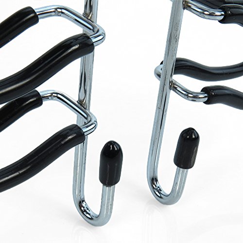 Metall Krawatten-/Gürtelhalter für 24 Krawatten und 4 Gürtel, Anti-Rutsch-Gummi Hangerworld - 3