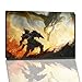 Produktbild Skyrim Bild auf Leinwand -- 80 x 60 cm fertig gerahmte Kunstdruckbilder als Wandbild - Billiger als Ölbild oder Gemälde - KEIN Poster oder Plakat