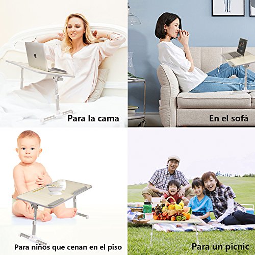 Gran Compra para Bedee Mesa plegable cama portátil (Tamaño Grande),
Bandeja Plegable de Sofá para Desayuno En línea