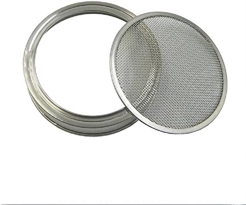 Miraise Seed Germination Cover Wide Mouth Mason Jar Stainless Steel to Sprout Cover Filter (1)