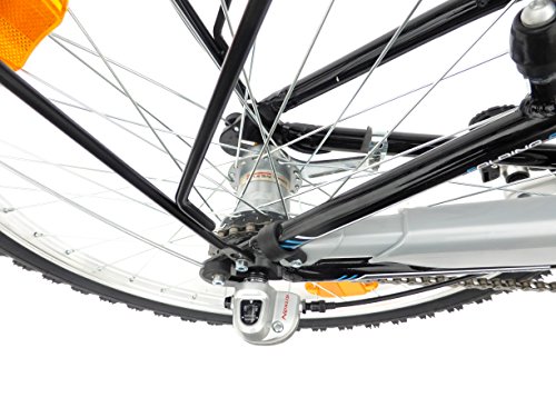 LANDER Faltrad 24″ Zoll (=61cm) 3 Gang Aluminiumrahmen StVZO-Ausstattung schwarz - 3