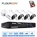 Price comparison product image FLOUREON 8CH CCTV Cameras System with HDD 960P 2000TVL 1.3MP Outdoor Camera 1080N ONVIF AHD DVR Support TVI/CVI/AHD/Analog/ONVIF IP Camera/P2P Remote Monitoring/Motion Detection/Night Vision (1TB HDD)