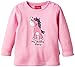SALT AND PEPPER Baby Girls B Sweat my Pony cheeky Pony Plain Crew Neck Long Sleeve Sweatshirt, Pink (light Pink 853), 3-6 Months (Manufacturer size: 68)