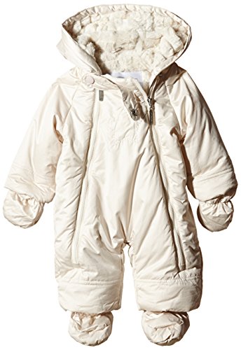 Bellybutton Kids Unisex Baby 1572811 Hooded Long Sleeve Snowsuit, Beige (birch Beige 1040), 3-6 Months (Manufacturer size: 68)