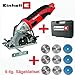 Produktbild EINHELL Tauchsäge Mini Handkreissäge TC CS 860 Set -inklusive 9 Sägeblätter und Koffer