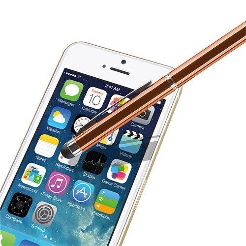 ChannelExpert 2-in-1 Stift Stylus Touch Pen Eingabe Ballpoint Pen Orange - 3