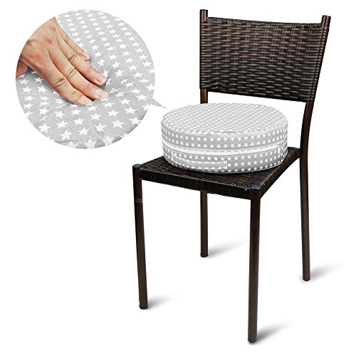 Zicac Sitzerhöhung Sterne Muster Tragbare Sitzerhöhung mit Seitentasche für Kinder Seat Pad - 3