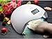 Roleadro LED Nail Lamp Dryer 48W for All UV Led Nail Gel with Timer and Painless Mode/3 Times Faster Than Traditional UV Lamp White