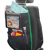 Protector asiento coche | organizador multi-bolsillos | MYCARCADDY TO GO | kick 