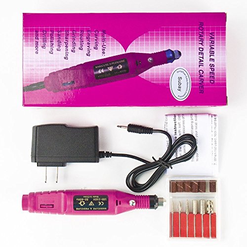 Füller Form Profi Nagelfräser Maniküre Pediküre Set Negelpflege Nagel Feile Elektrische Maschine Gerät(Rot) Beauty Geschenk - 9