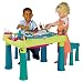 Produktbild Kindertisch mit 2 Hockern Spieltisch Kreativtisch Maltisch auch für Sand und Wasser Basteltisch