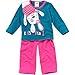 Lullaby Baby Girls Let's Play Bunny Pyjamas - Teal - 6/12 Months