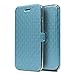 Produktbild Urcover® Sunflower Wallet kompatibel mit Apple iPhone 7 Handy Schutz-Hülle in Blau [ Easy-Stand & Kartenfach ] Smartphone Zubehör Tasche Schale mit Magnet Case Cover Etui