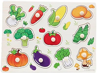 PANNIUZHE Wooden Vegetable Jigsaw Puzzle