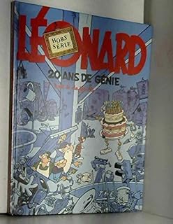 jaquette livre Léonard, tome 31 : 20 ans de génie