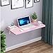Produktbild QiXian Rosa Faltbare Tabelle Speisetisch-Haushalts-kleine Apartment-Küchen-Konsole Unsichtbarer Wand-hängender Tisch-einfacher Computer-Schreibtisch passt Sich jedem möglichem Raum an,90 * 50 cm