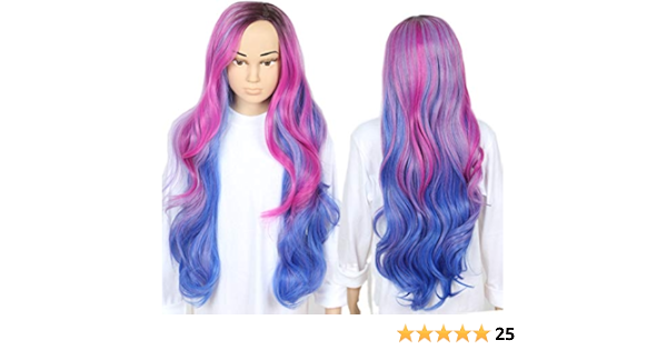 colored wigs on amazon