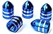 Produktbild Ventilkappe Blau Patrone Kegel kurz 5 Stück Ventilkappen 5er Set