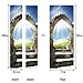 Produktbild JHYS MT022 Türbild Türaufkleber Türposter Steinstufen Tür Landschaft PVC Material Selbstklebend Wasserdicht 3D DIY Dreidimensional Wandgemälde