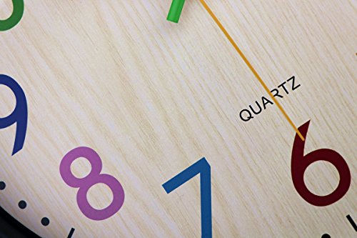 Foxtop Modernen Bunten Stille Nicht-tickende Wanduhr, ohne Ticken Wanduhr, 30cm. - 3