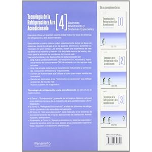 Tecnología de la refrigeración y aire acondicionado tomo IV. Aparatos domésticos y sistemas especiales (Technologia de la Refrigeracio